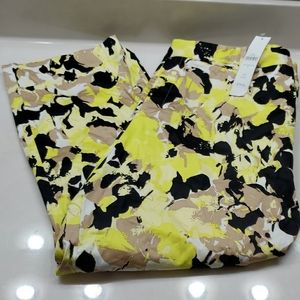 Coldwater Creek Women's Floral Splash Ankle Pants